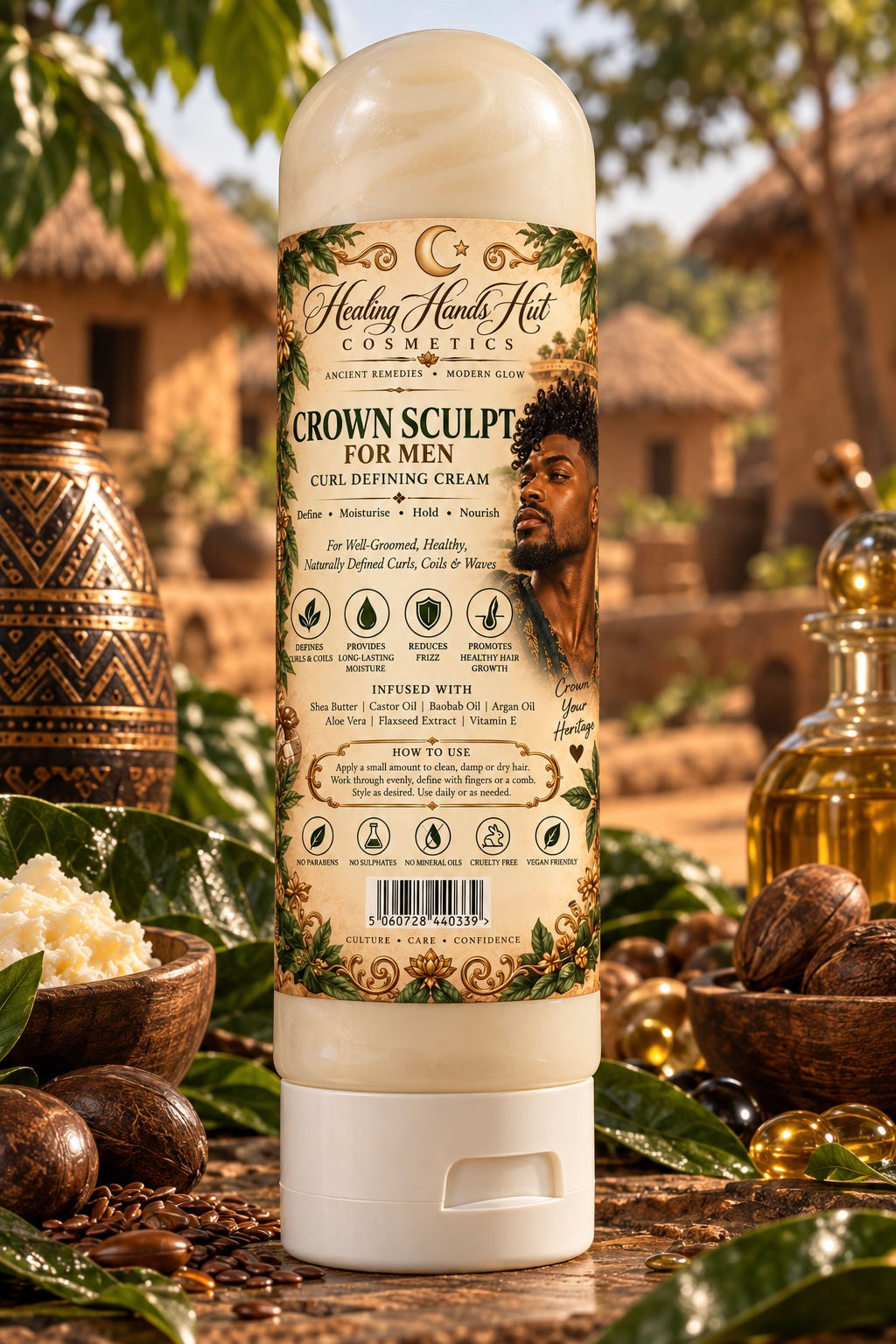 Crown Sculpt for Men – Curl Defining Cream