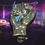 Thumbnail: Solid KTF Silver custom made  925 northern soul fist of faith badge