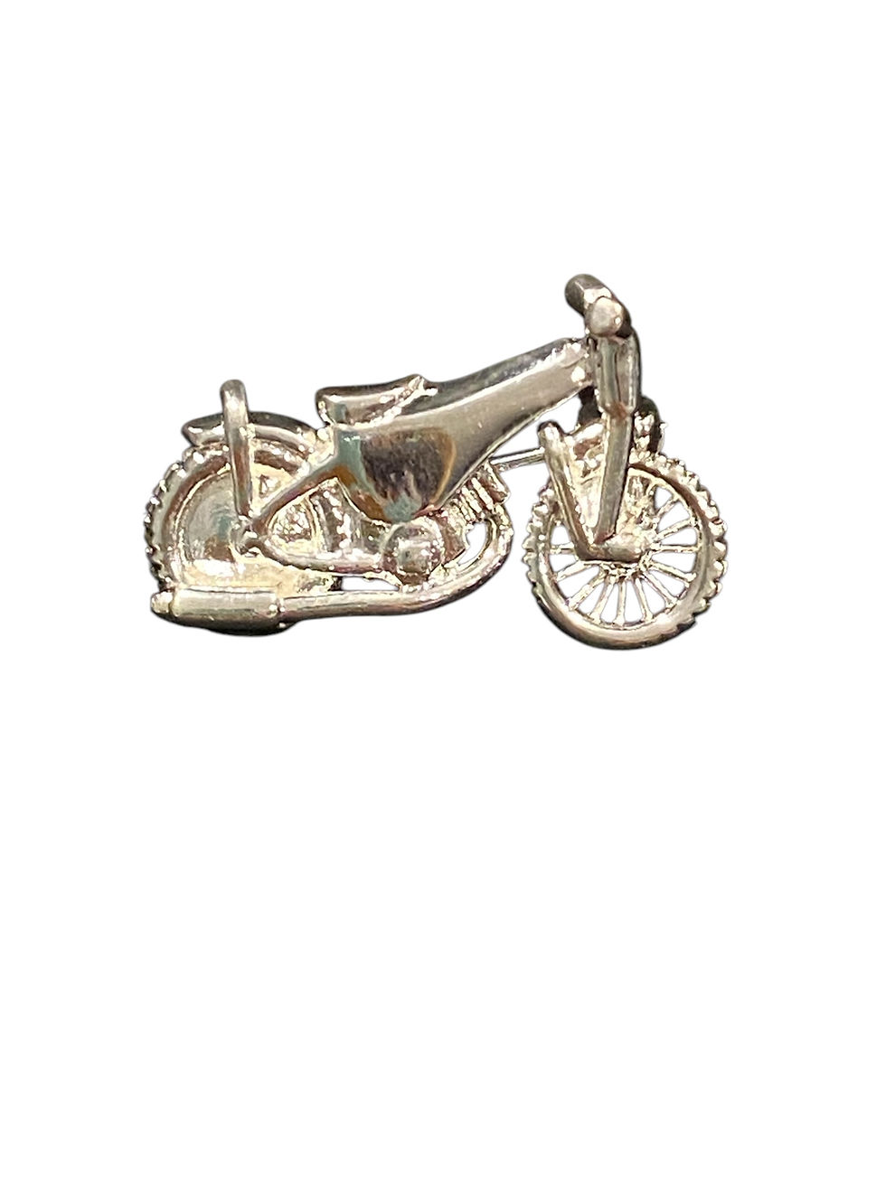 Thumbnail: Sterling Solid Silver speedway badge custom made