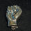 Thumbnail: Solid KTF Silver custom made  925 northern soul fist of faith badge