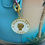 Thumbnail: Northern soul handbag hanger & bag/zip pulley gold plated