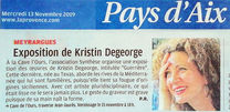 article la provence meyrargues, exposition cave de l'ours, 2016