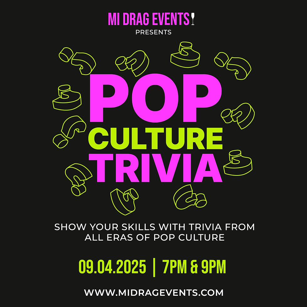 Pop Culture Trivia 7PM