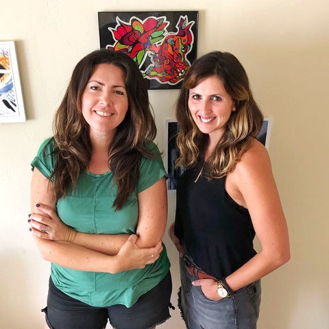 Bettina Hanna with Trish Pavlecich