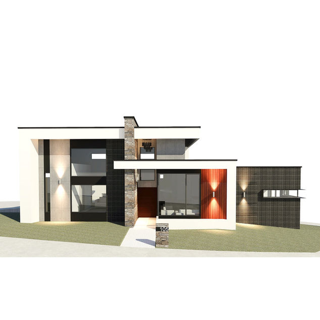 Mid Century Style Modern Home in Whitlam Canberra by Hyperspace Architecture