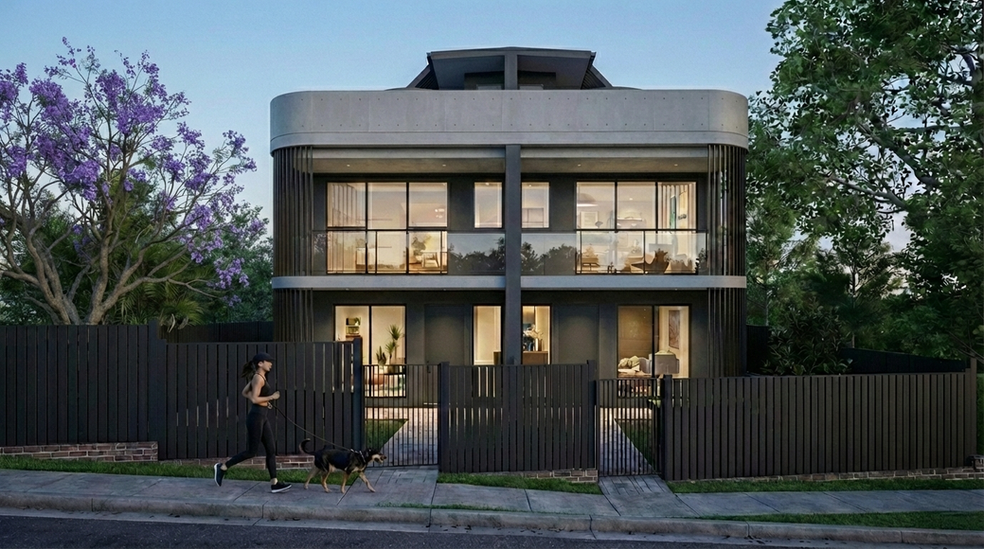 Apartments with contemporary design in Sydney 71 Marks Road Randwick NSW by Sydneys  best architects Hyperspace Architecture 