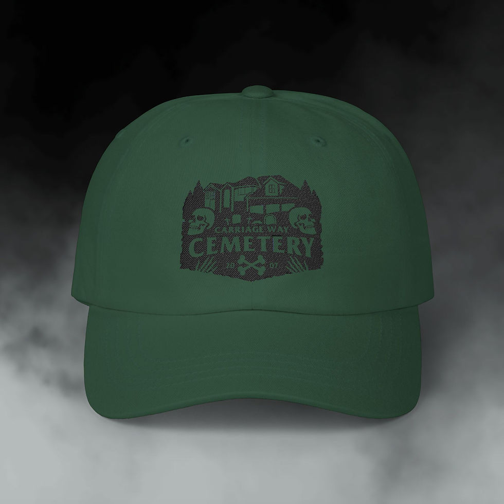 Thumbnail: Classic Dad Cap Black Logo- Casual, Cotton Hat for Parents, Perfect for Gifts