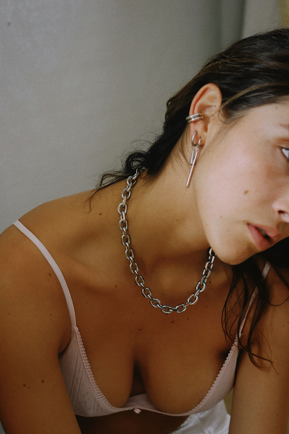 Thumbnail: Droplet Earrings - Silver