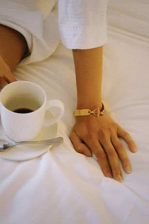 Margaux Lee jewellery campaign gold & silver jewellery, bold accessories.