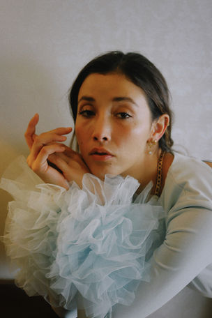 Margaux Lee jewellery campaign gold & silver jewellery, bold accessories.