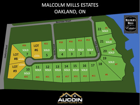 Malcolms Mills Estates, Oakland, ON