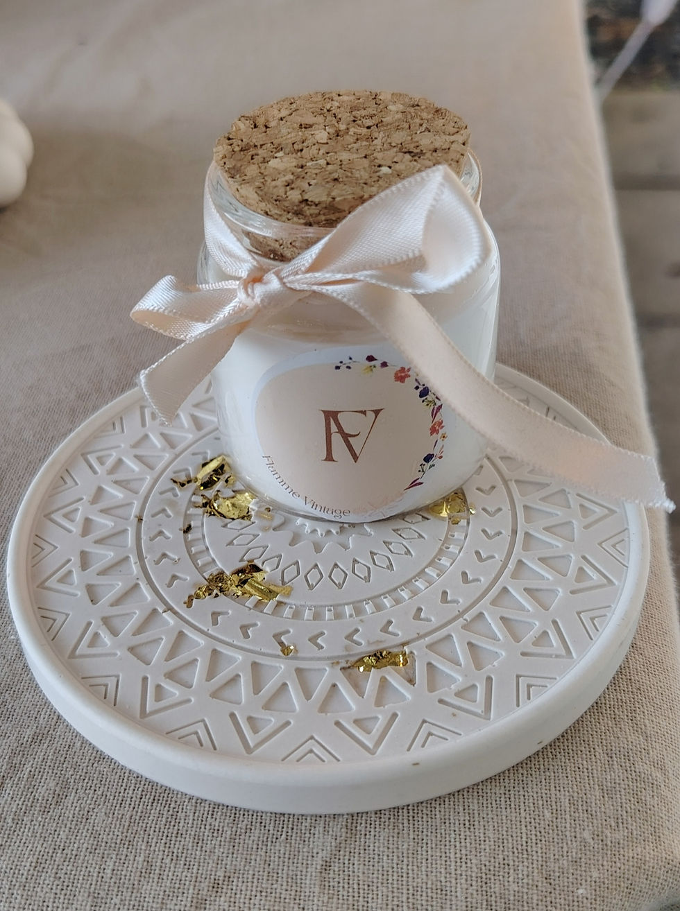 Miniature : Compo socle et mini bougie