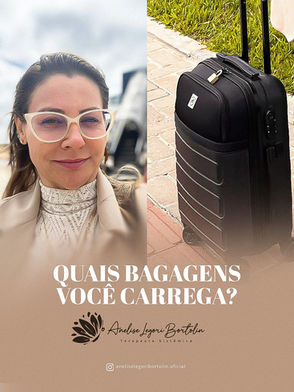 QUAIS BAGAGENS VOCÊ CARREGA?