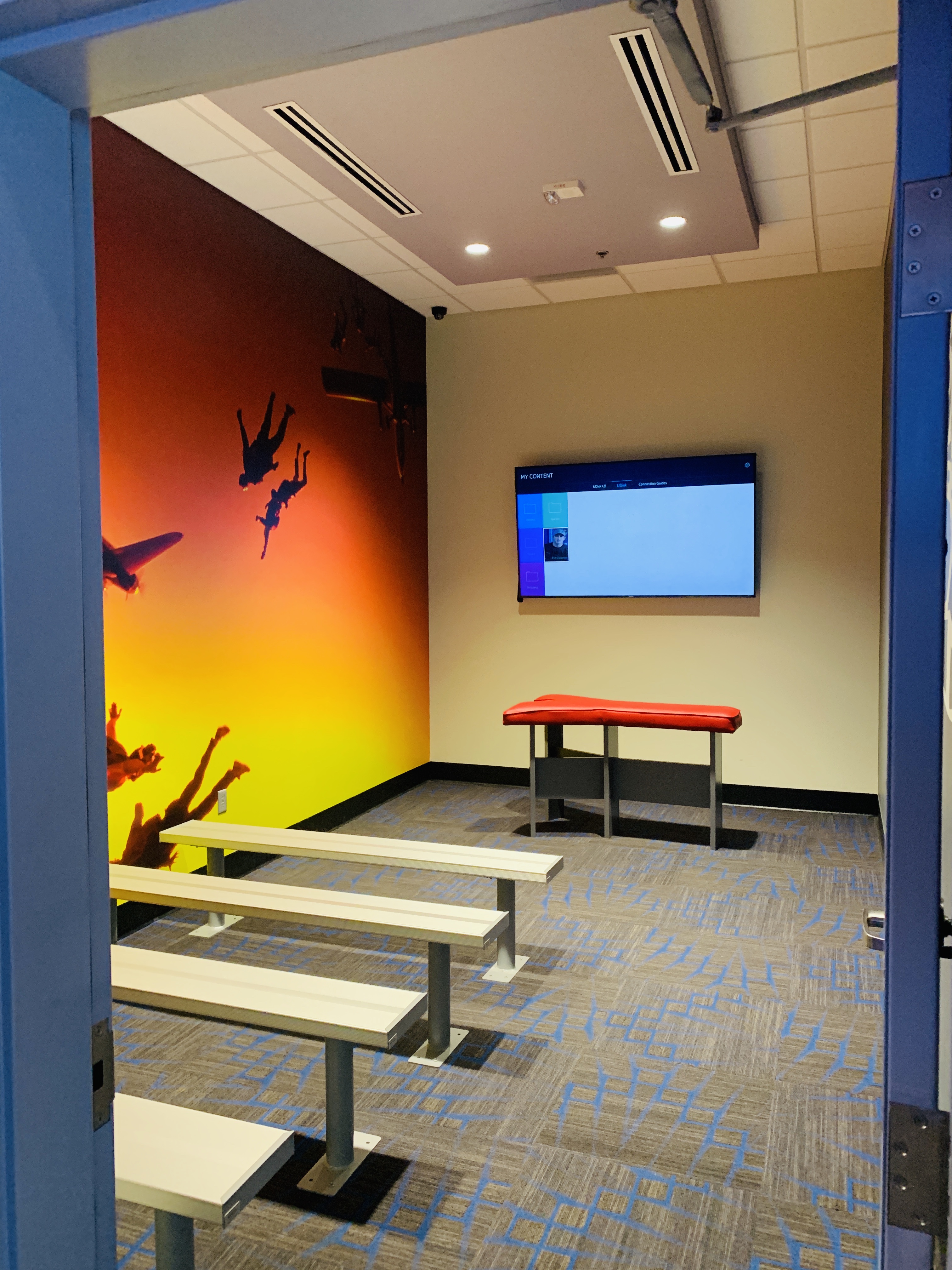 classroom at iFly orlando