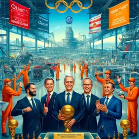 Volkswagen Guanajuato Brilla en las Olimpiadas de Producción: ¡Más de 2 Millones de Motores Ensamblados!