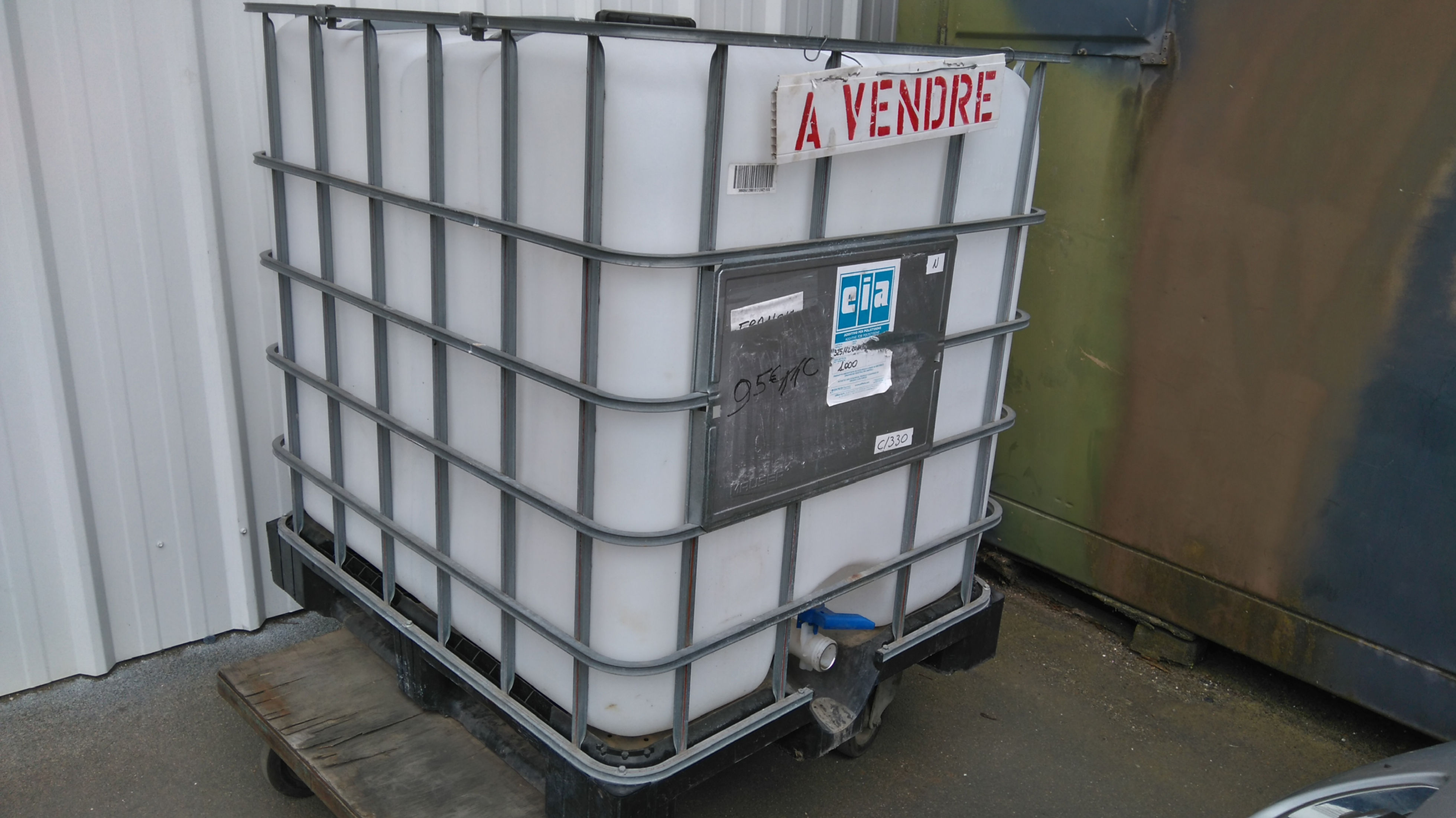 Cuve récupération d'eau