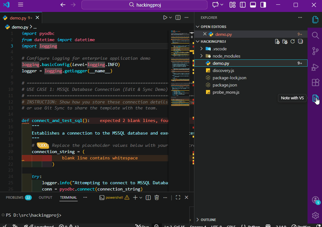 Add Note and Reminder Demo