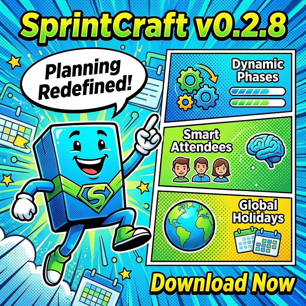 SprintCraft v0.2.8: Meaningful Planning, Your Way