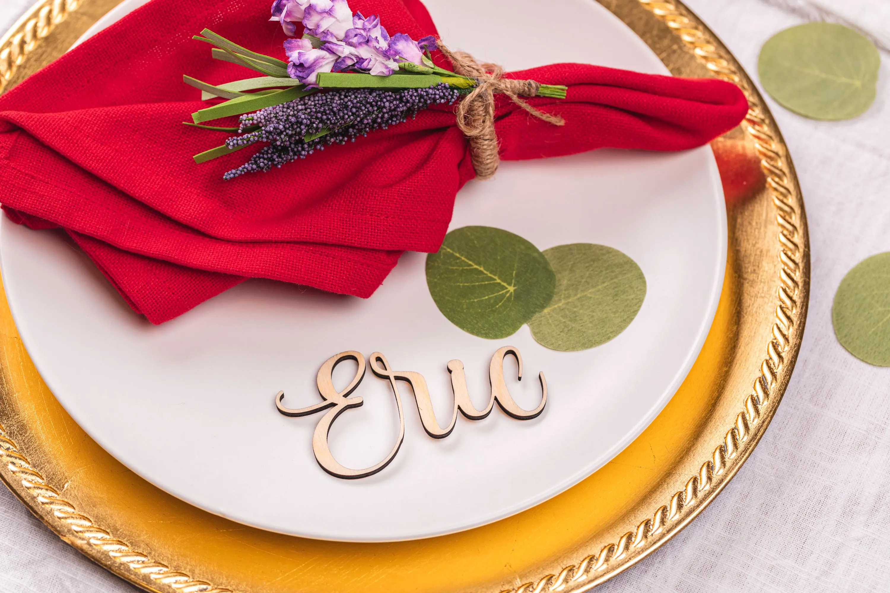 Custom wood name cut out for wedding party, birthday, name plate, laser cut name, Eric