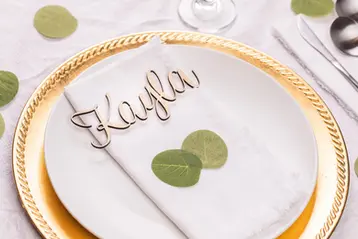 Custom wood name cut out for wedding party, birthday, name plate, laser cut name, Kayla