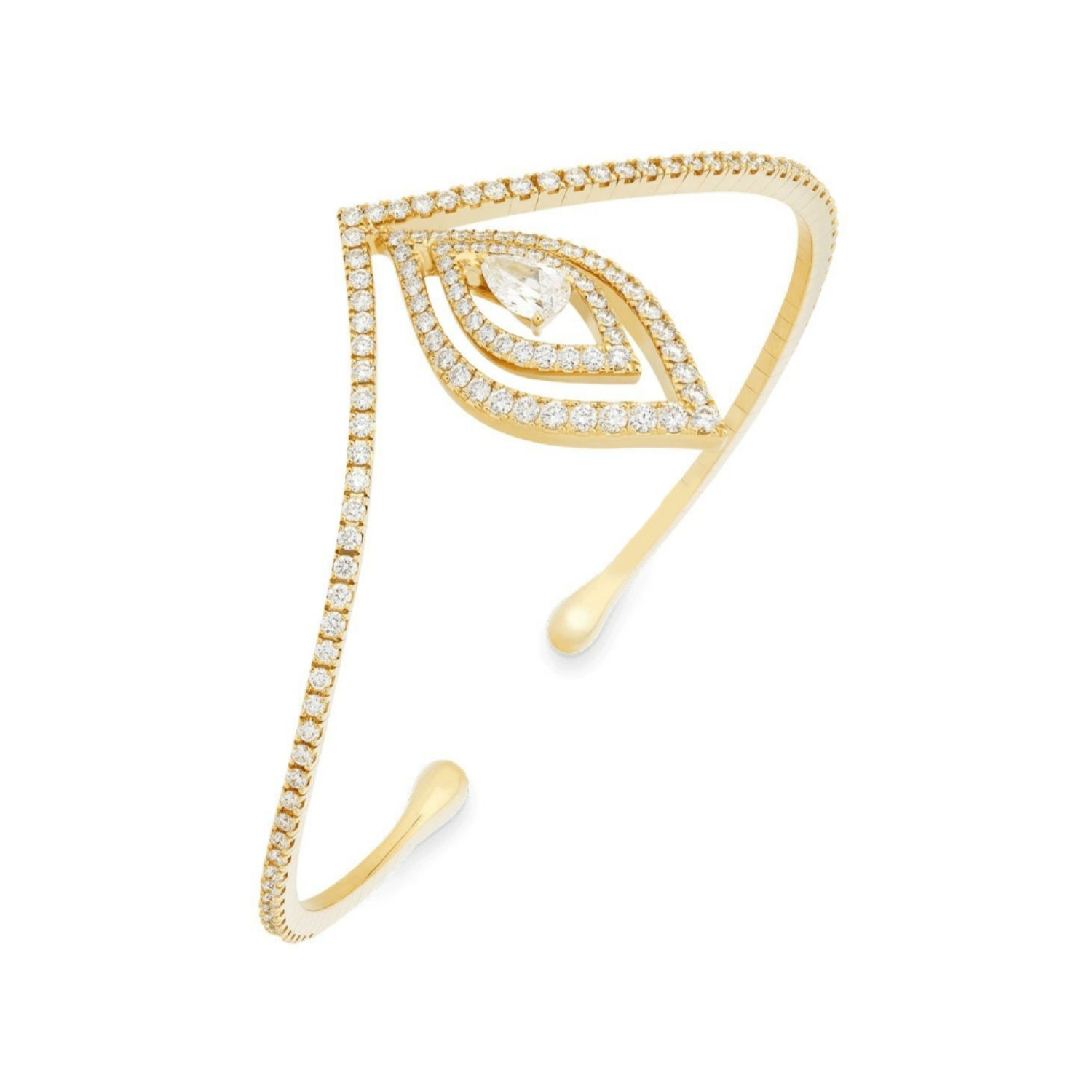 Golden Petal Cuff Bracelet_1