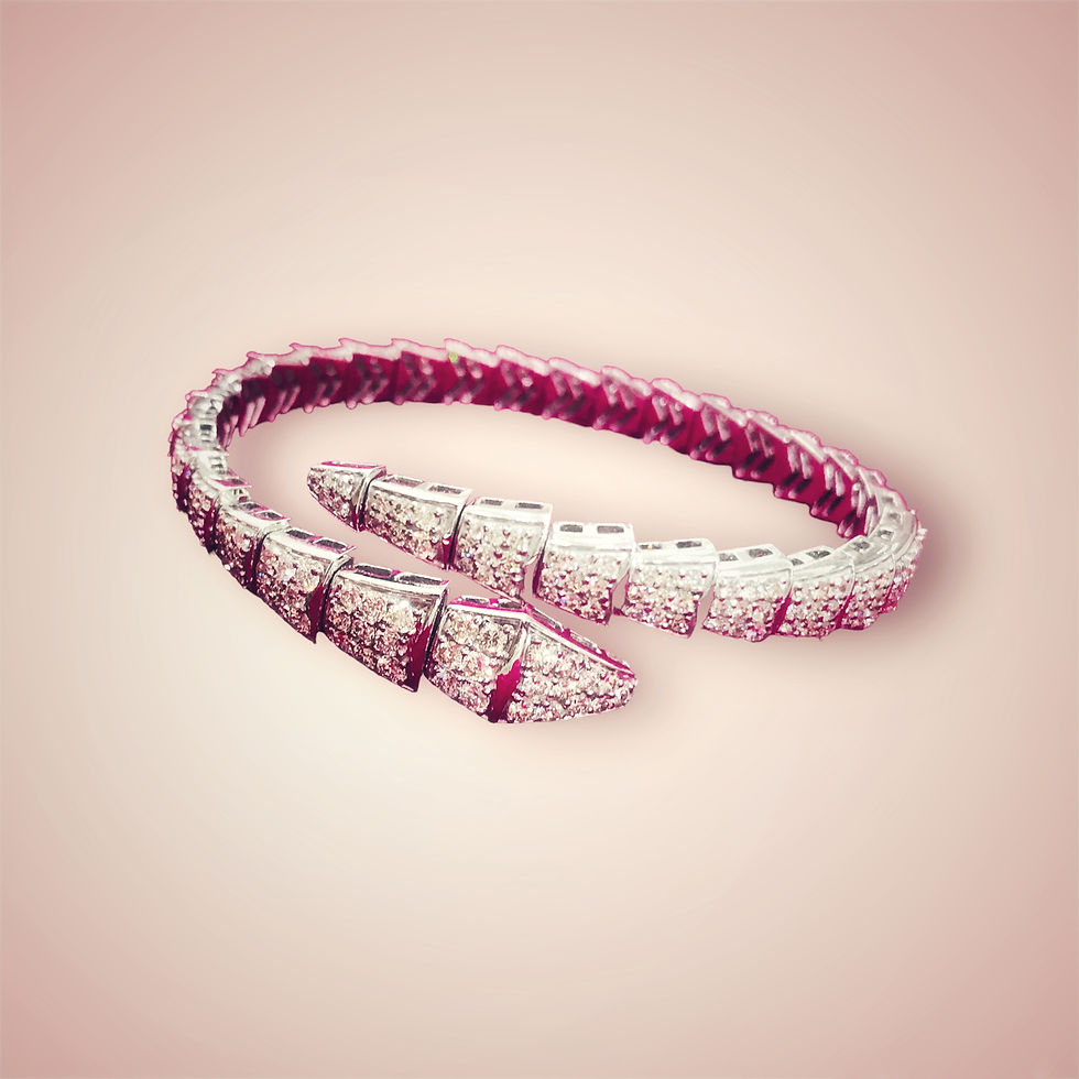 Bulgari Serpenti natural Diamond Bracelet _2