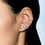 Thumbnail: Classix Trio Mix Halo Diamond Earrings_4