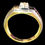 Thumbnail: Exquisite Panache 4-prong set solitaire engagement ring for men_3