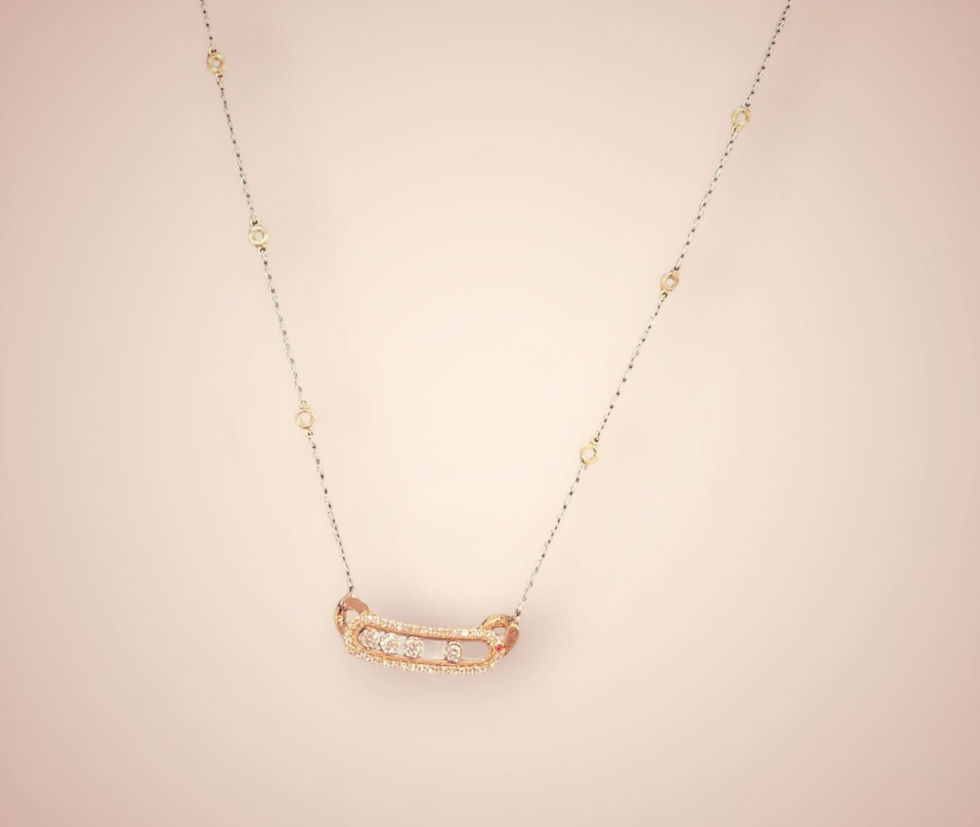 Bedazzling Grandiose Natural Diamond Pendant Set ,Play,Move,Fun_2