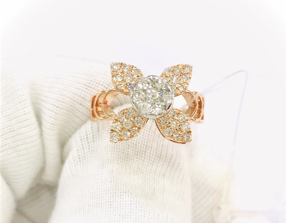 Thumbnail: Rose Gold Diamond Ring_4