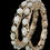 Thumbnail: Divine sparkle round and marquise precious setting natural diamond bangle _2