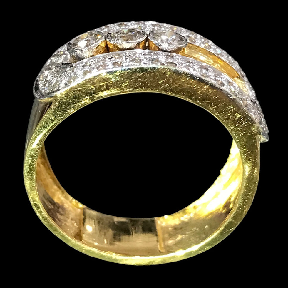 Thumbnail: Eternal Sparkle Messika move bold natural diamond ring father’s day gift for men_3