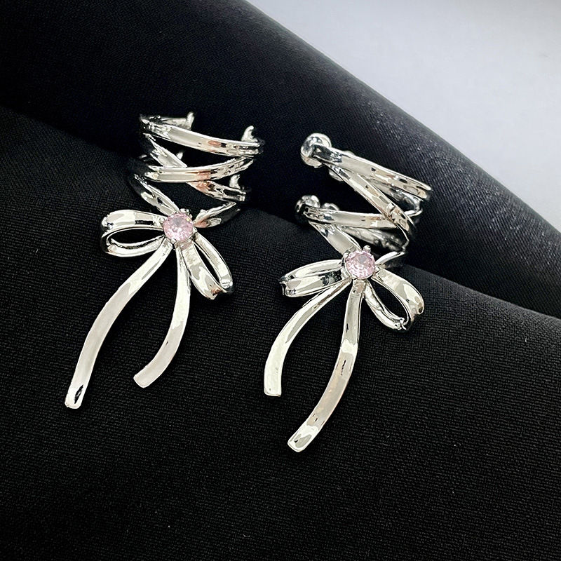Thumbnail: Bow Ear Cuff Rosa