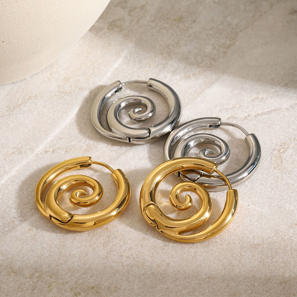 Venus Spiral Hoops