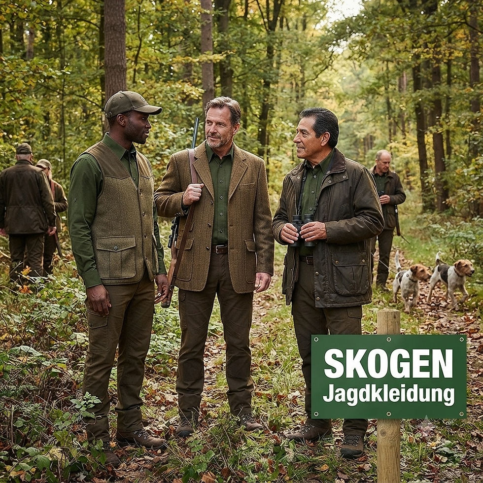 SKOGEN Premium Jagd Flanellhemd olivgrün bis 4XL