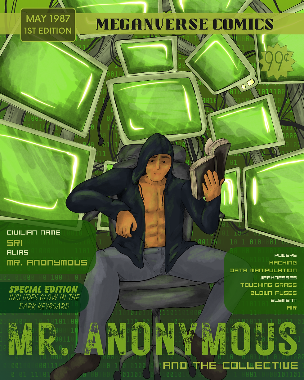Sri as Mr Anonymous