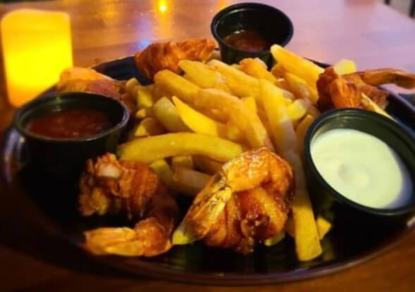 Bacon Wrapped Jumbo Shrimp