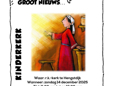 Kinderkerk: groot nieuws!