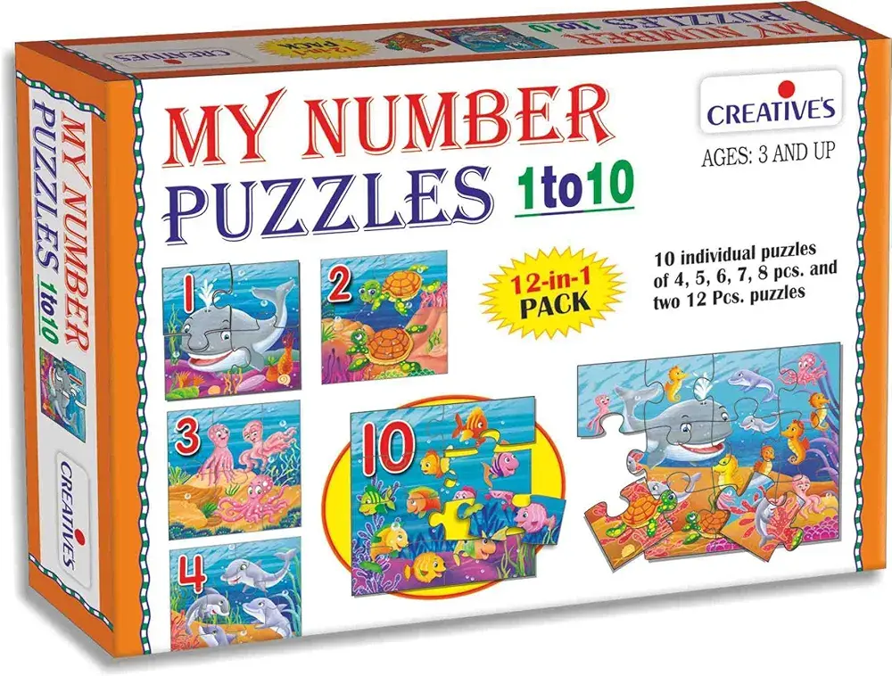 Number puzzle 1-10