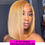 Thumbnail: "Ready to Wear" 12" Honey Blonde Straight HUMAN 4×4 Closure Wig