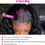 Thumbnail: 24" Black V-Part Water Wave Black HUMAN Wig