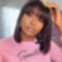 14inch black straight bang wig.webp