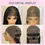 Thumbnail: 26" Black Backward Cornrow Braid Lace Front 13x4 Hair Wig