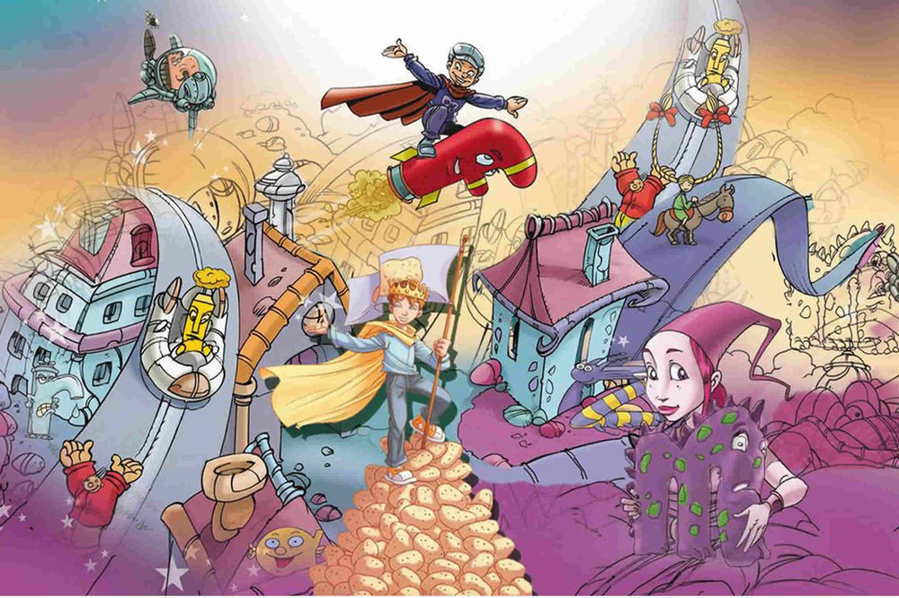 Dessin Animé Les Alphas Partie 1 MS-GS : Les Alphas pour apprendre le nom et le son des lettres. Conte