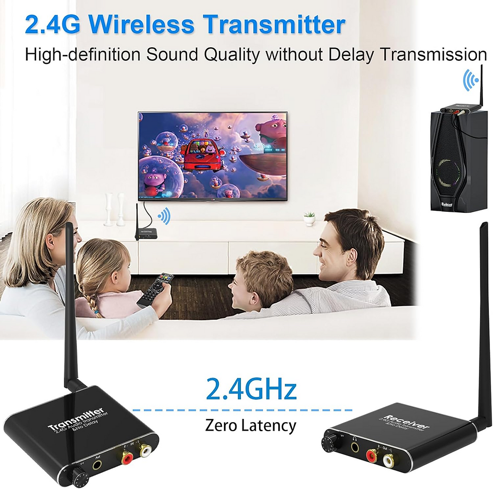 Thumbnail: eppfun 50m/2.4G Wireless Audio Transmitter Receiver