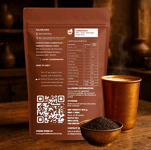 Cleanest Kalonji Mix Title Image Back