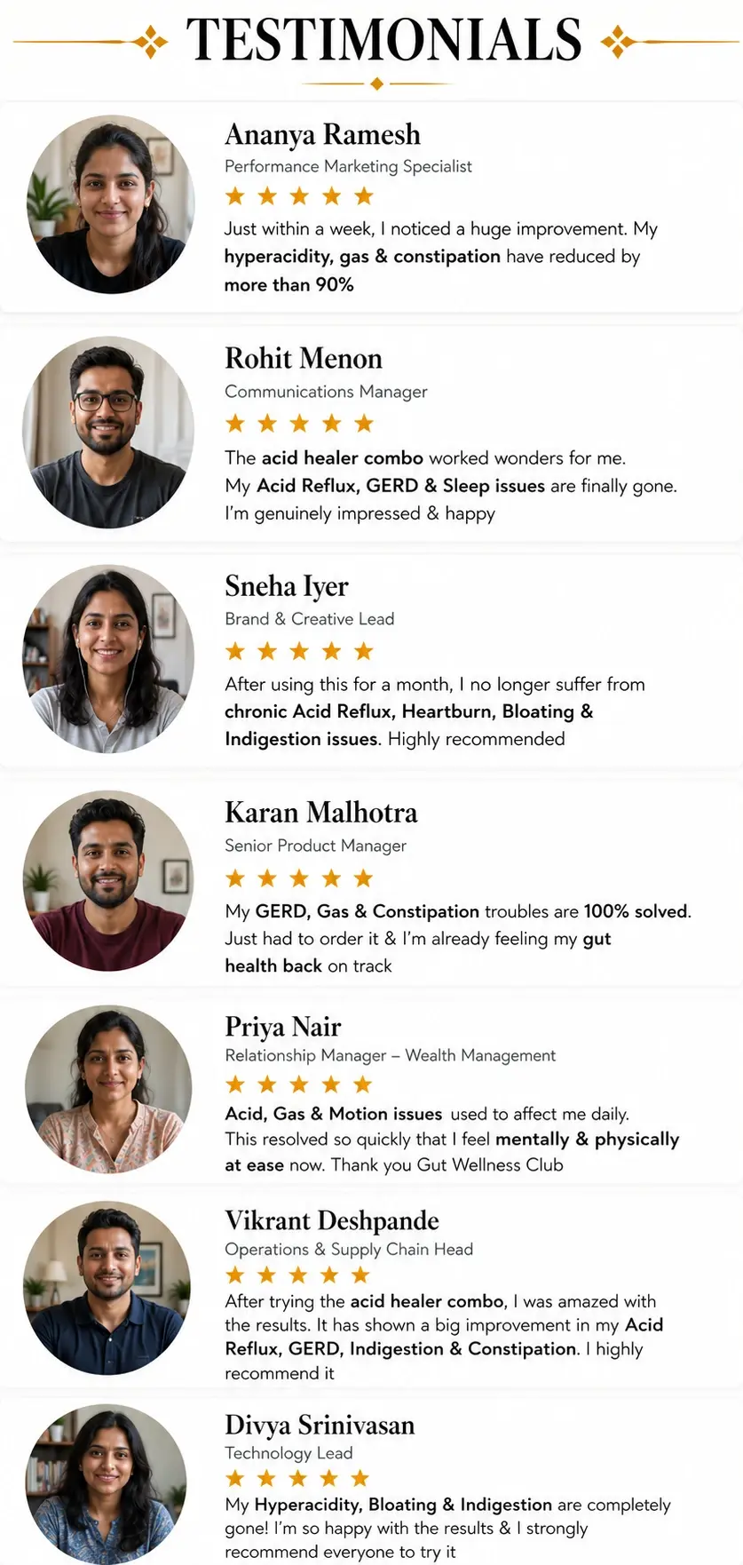 Acid Reset Protocol Testimonials