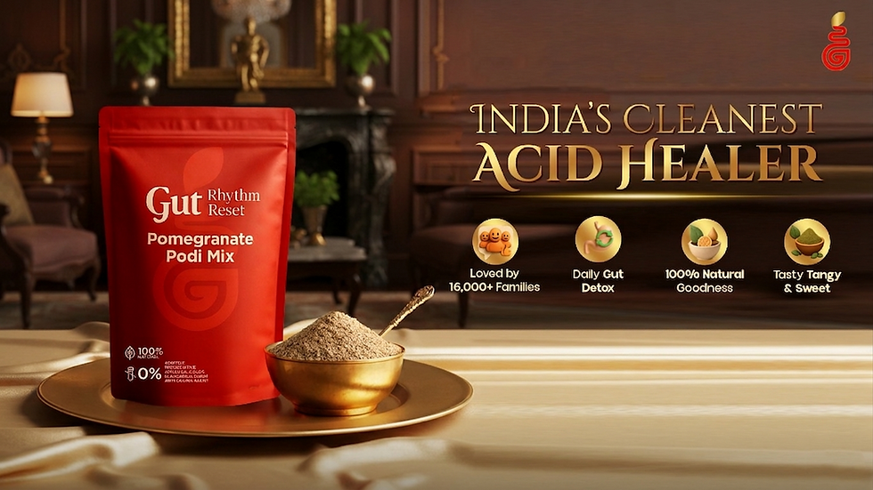 India's Cleanest Acid Healer | Pomegranate Podi
