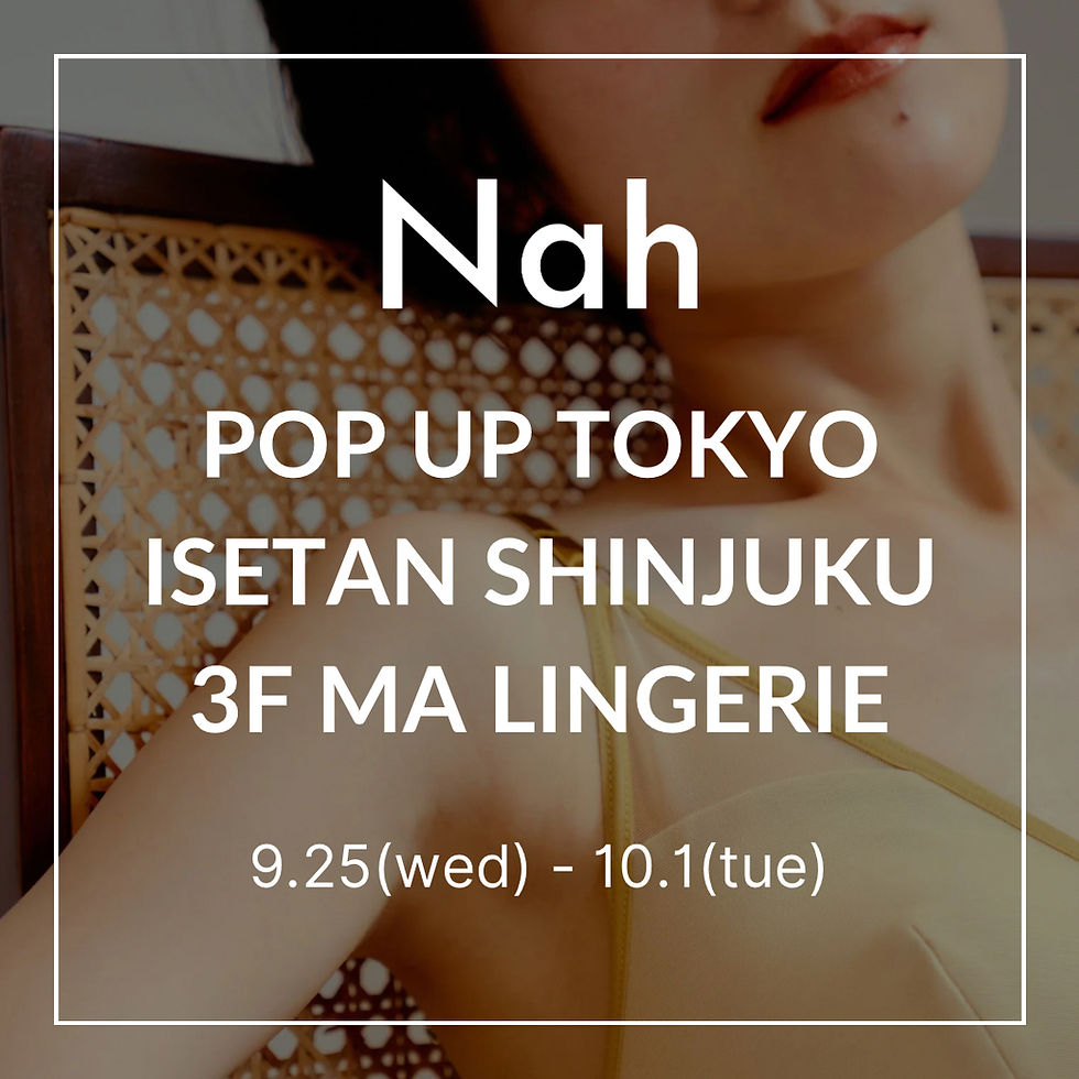 ／POP UP 伊勢丹新宿店 マ・ランジェリー／9.25(wed)-10.1(tue)
