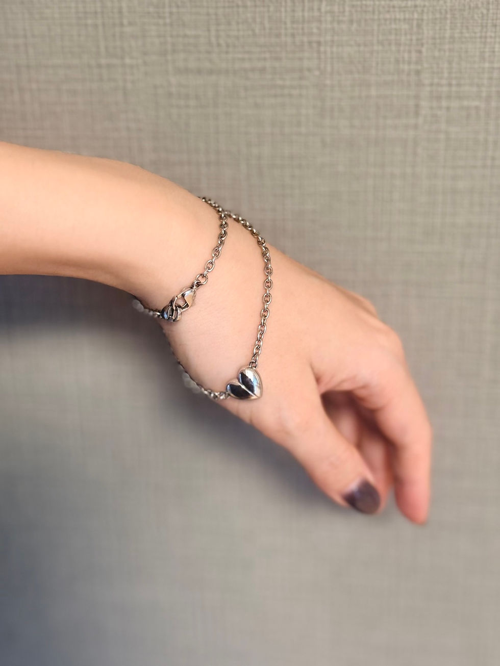 サムネイル： Drop Heart Chain & Choker